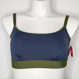 ✨3/$15 NWT Parade blue green unpadded bralette S2
